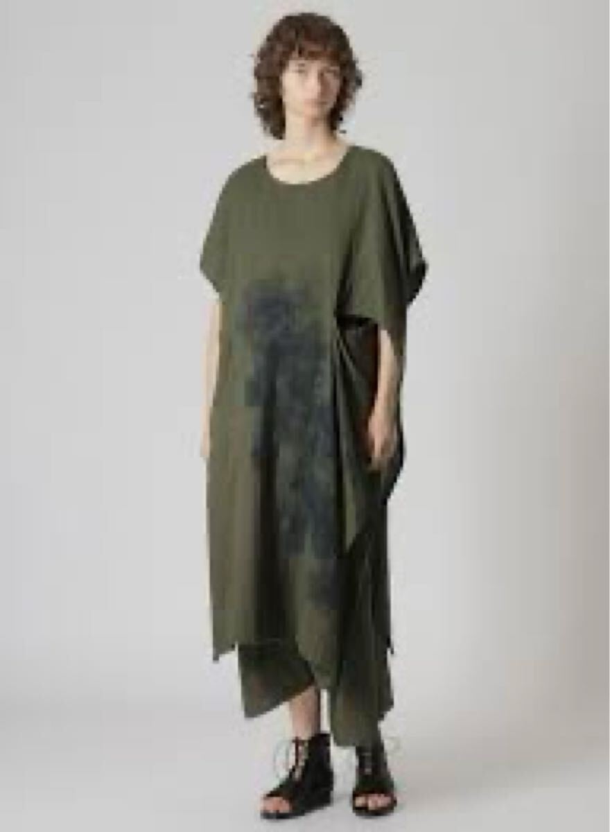 新品◆ワイズ　Y's ダブルガーゼフレンチスリーブドレス　変形ワンピース　レイヤード　◆YOHJI YAMAMOTO