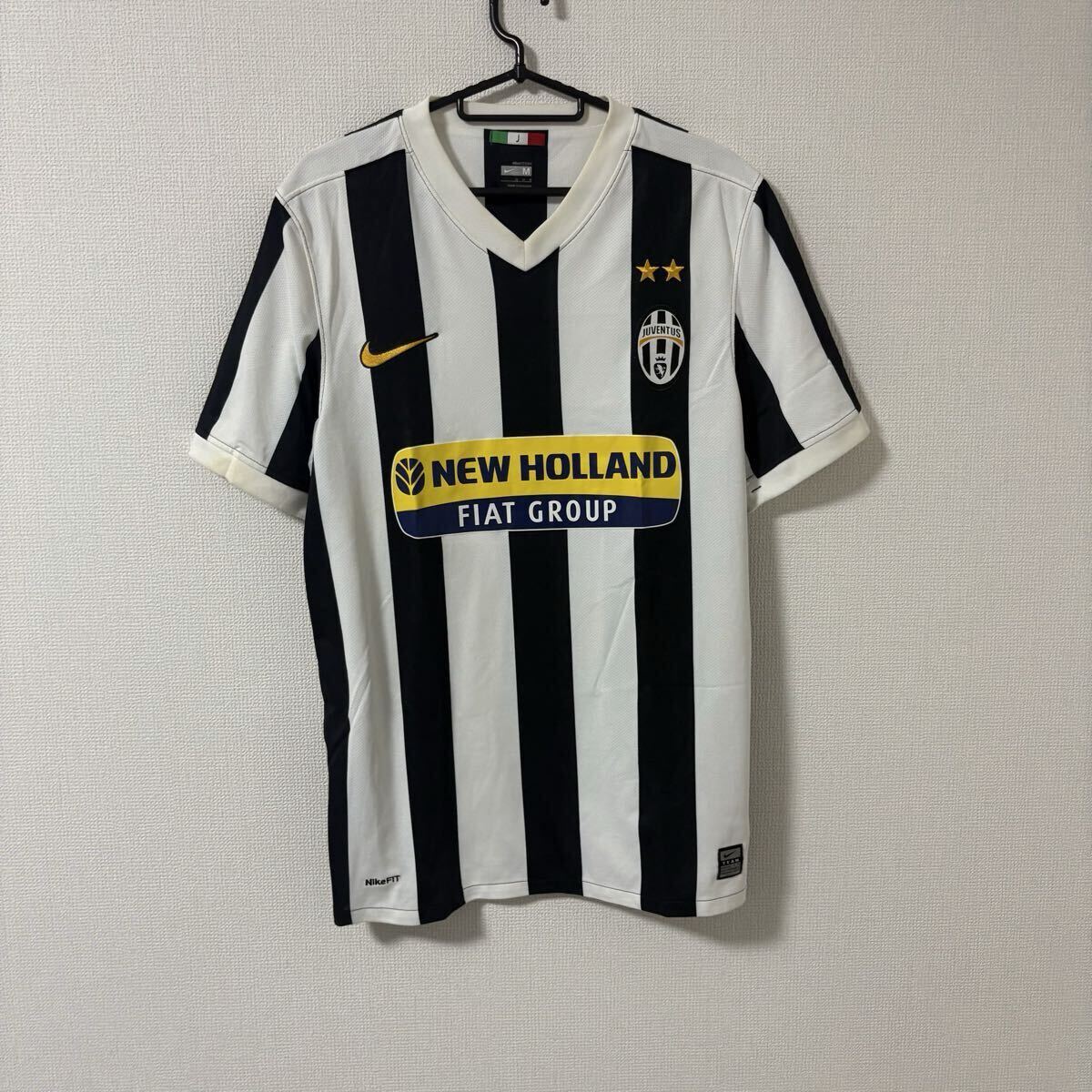 【美品】NIKE ユベントス 09-10 ユニフォーム モロッコ製 ナイキ 半袖 JUVENTUS セリエA イタリア　サッカー　フットサル　