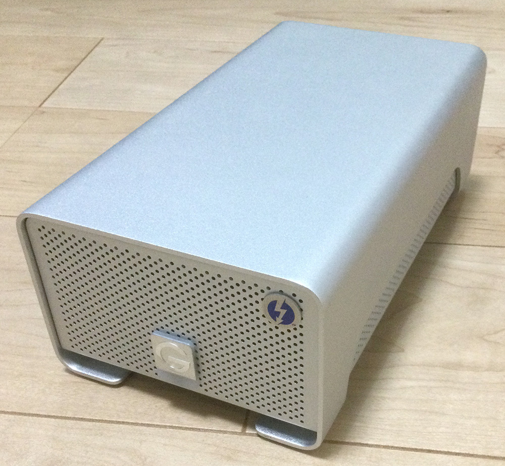 G-RAID 8TB ハードディスク Thunderbolt 正規販売店から購入のワンオーナー 完動の美品 G-Technology