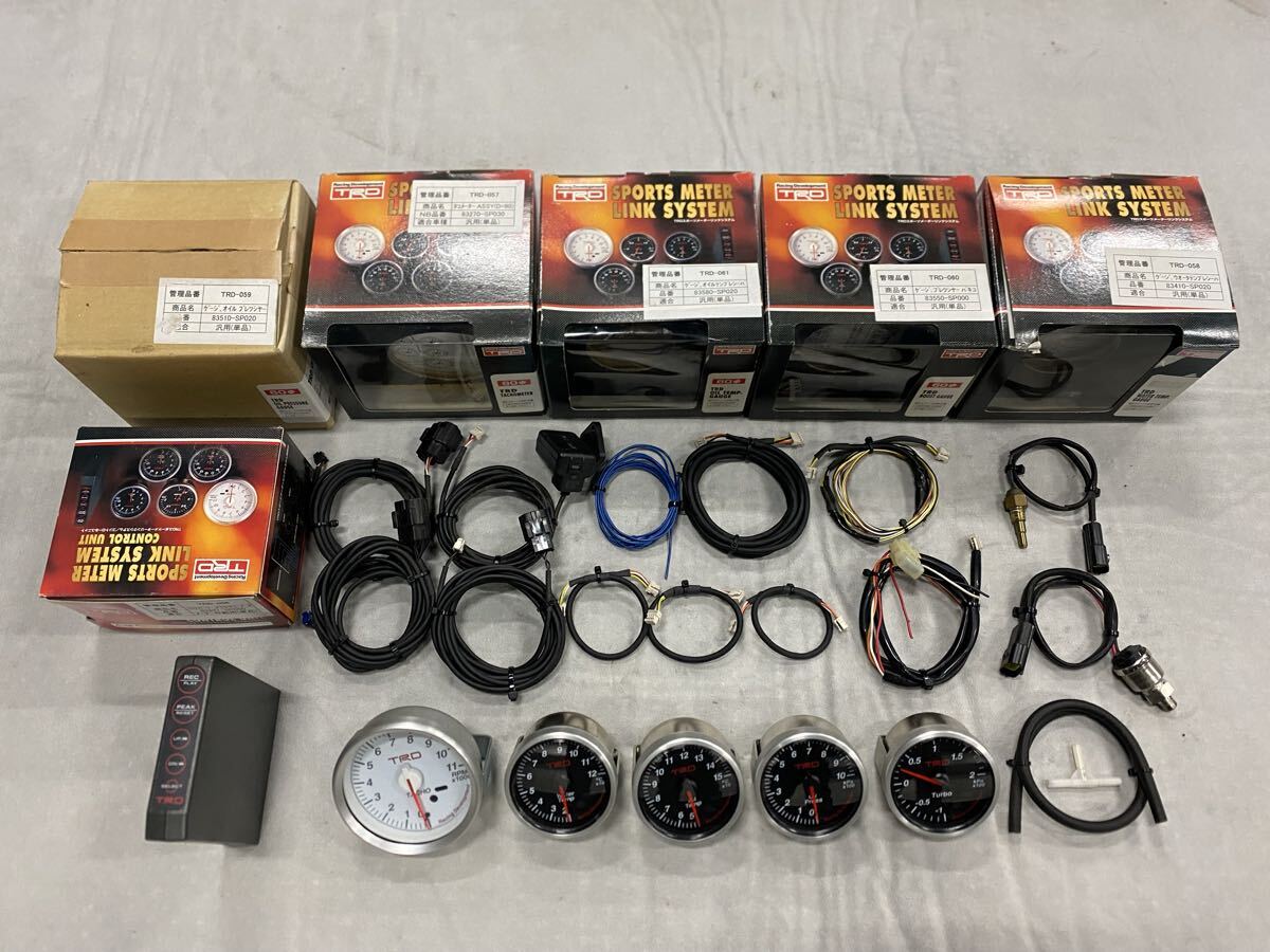 幻の一品 絶版 TRD defi デフィー 60π 水温計 油温計 油圧計 ブースト計 タコメーター コントロールユニット 説明書 箱付き 検 JZA80