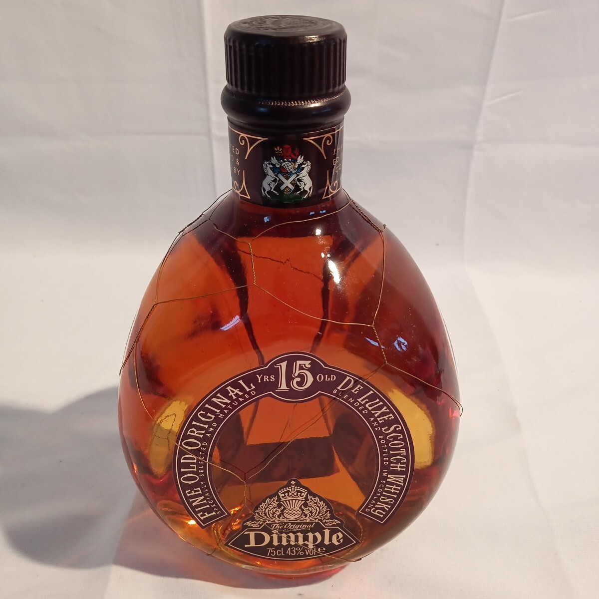0001(DA031748) Dimple ディンプル デラックス スコッチウイスキー yrs15old 750ml　43%