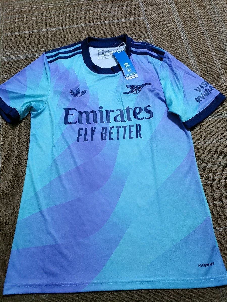 サイズ：JPL　タグ付き未使用品　adidas（アディダス）アーセナル 24/25 ユニフォーム サード 半袖 