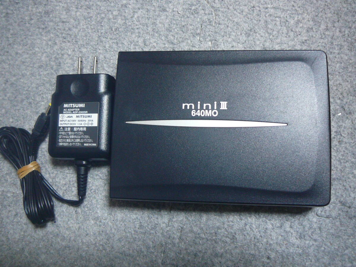 ★☆OLYMPUS 640MOドライブ TURBO MO mini III Windows11にて動作確認済み 美品☆★