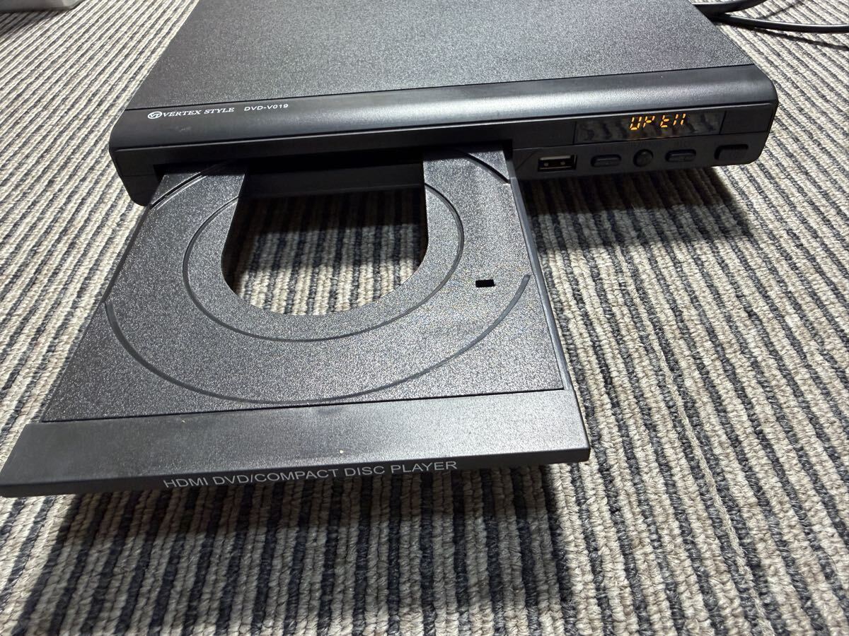 DVDプレーヤー HDMI端子 AV端子付き 再生専用 ブラック CPRM地デジ対応 安心の DVD-V019