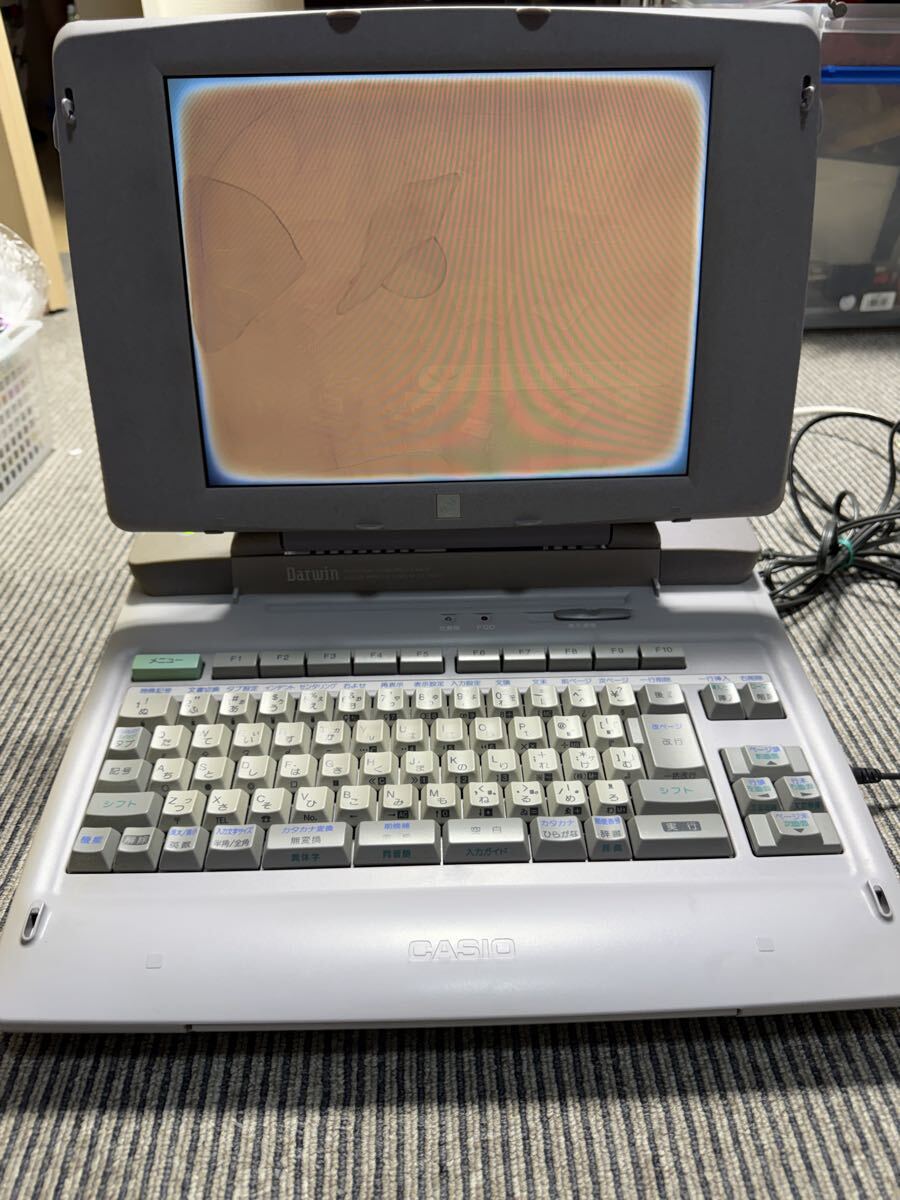 CASIO カシオ　Darwin ダーウィン　CX-9000　カラー液晶ワープロ