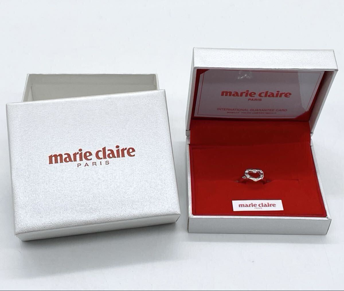 【未使用保管品】◇marie claire マリクレール 約11号 SV シルバーリング 指輪 レディース◇ケース / 箱あり