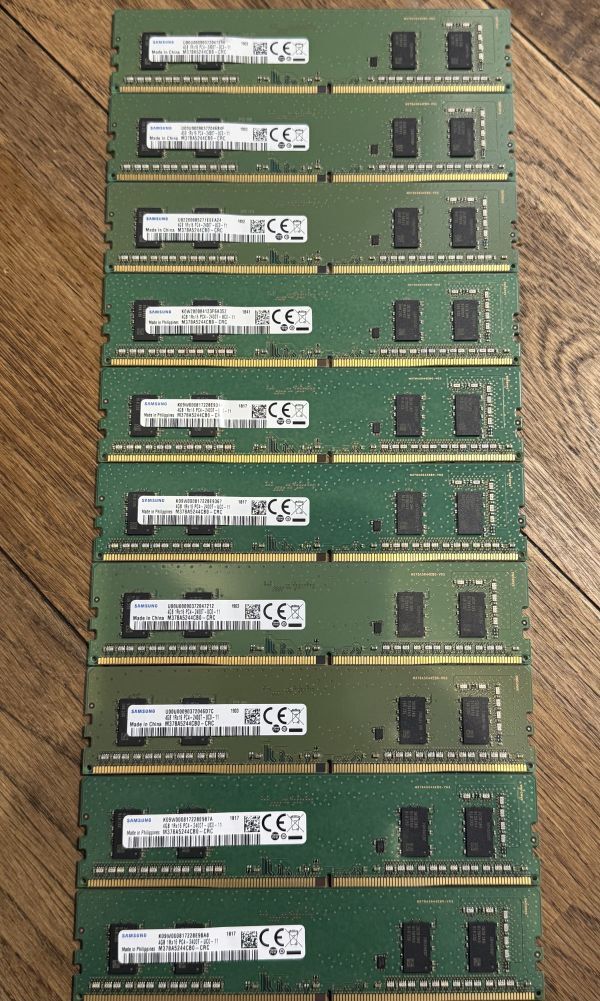 ☆10枚組☆ Samsung 4GB PC4-19200 合計40GB!!!!
