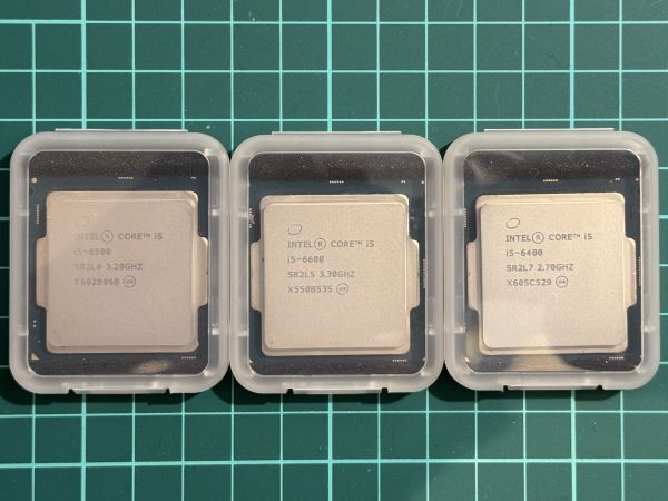 ☆まとめ売り☆ Intel Core i5 - 6600 6500 6400 3個セット!!!!
