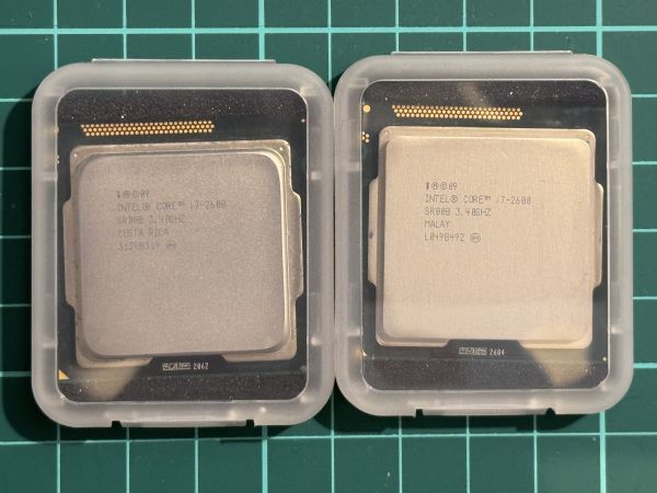 ☆まとめ売り☆ Intel Core i7 - 2600 2個セット!!!!