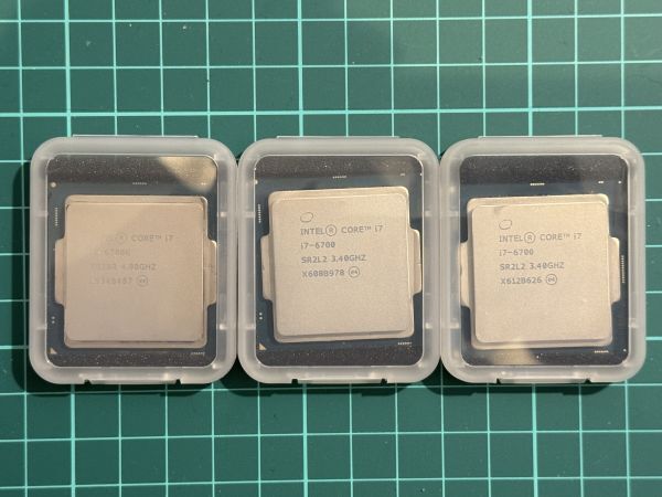 ☆まとめ売り☆ Intel Core i7 - 6700K 6700 3個セット!!!!
