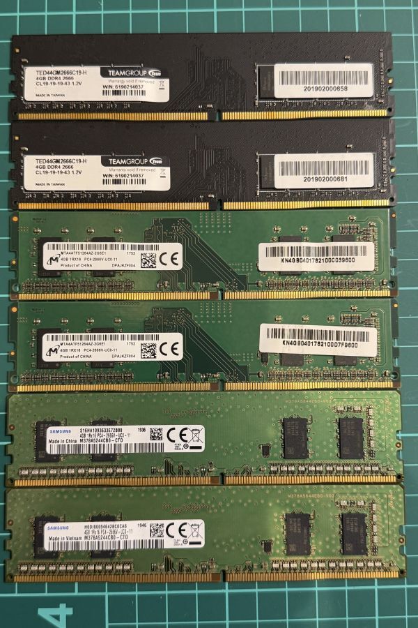 ☆6枚組☆ 4GB PC4-21300 合計24GB!!!!