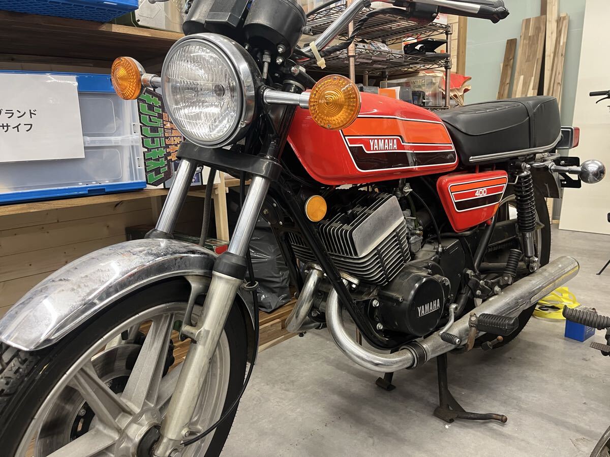 【希少・極上ベース車】ヤマハ RD400（1976年式）オリジナル度高