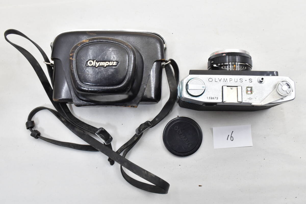【16】 OLYMPUS S G.ZUIKO 4.2cm 1:1.8 フィルムカメラ 光学機器