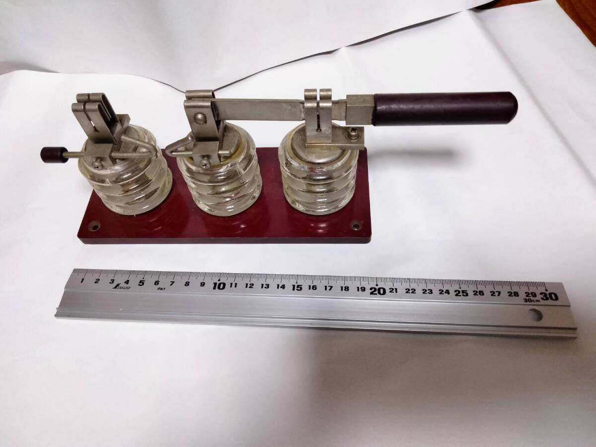 無線アンテナ用 避雷器 ギャップ調整式ナイフスイッチ