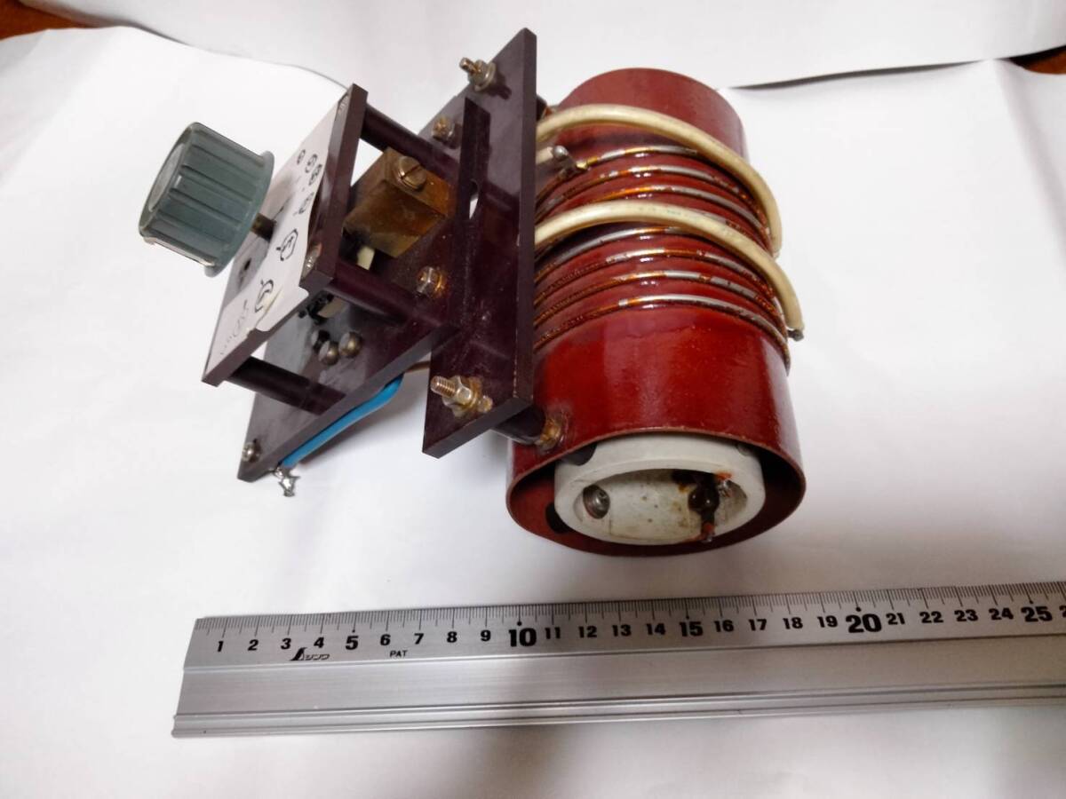 アンテナカプラー等用 大型コイル　＆　ロータリースイッチ