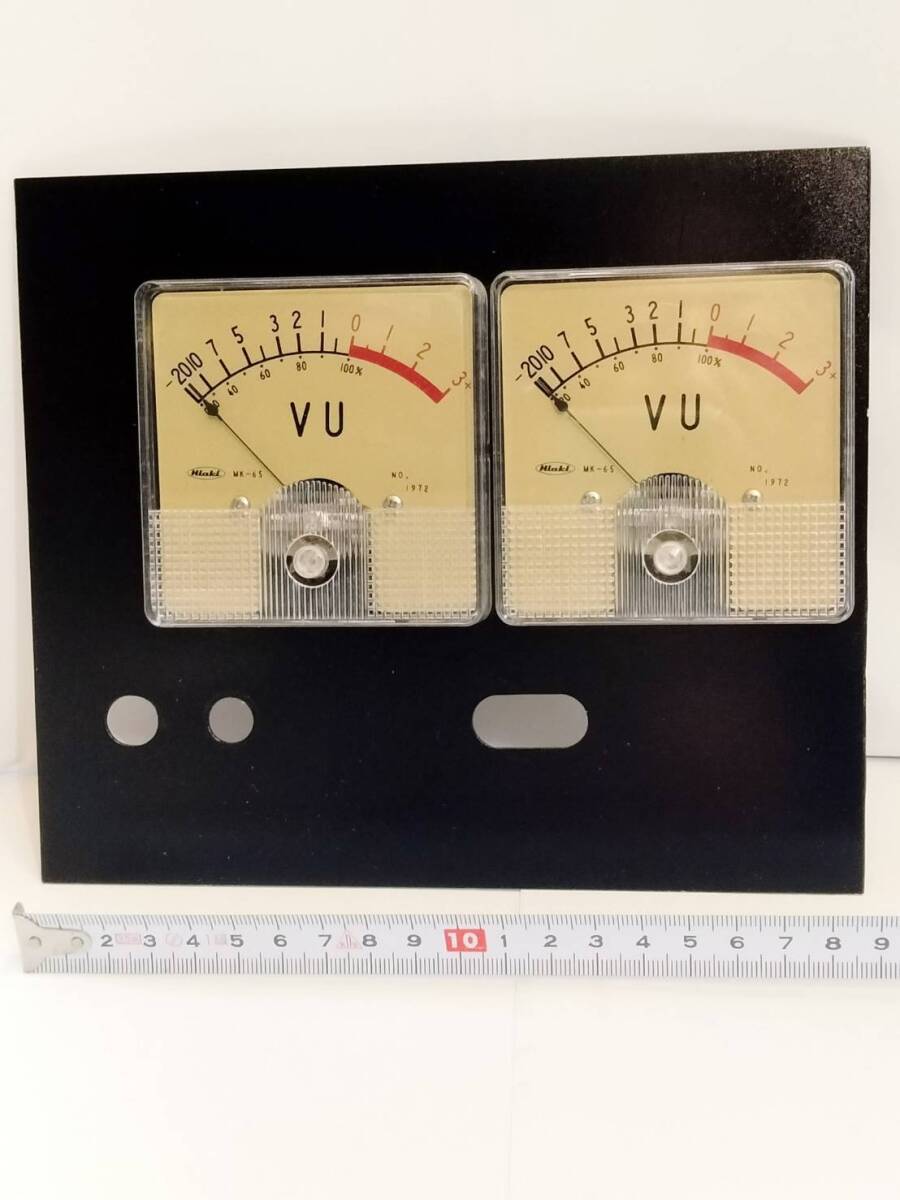 VUメーター 日置 HIOKI (MK-65) 2個セット（中古）