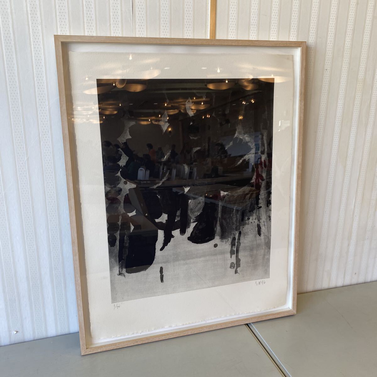 真作保証　Canary3 赤塚祐二　アクアチント　限定15部　1996年　絵画　絵　版画　作家　画家　大型作品　骨董品　古美術品【310】