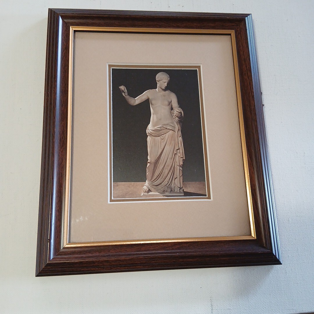 C890 作者不明　アクロディテ　アルルのビーナス　ポストカード　額装作品　美品です