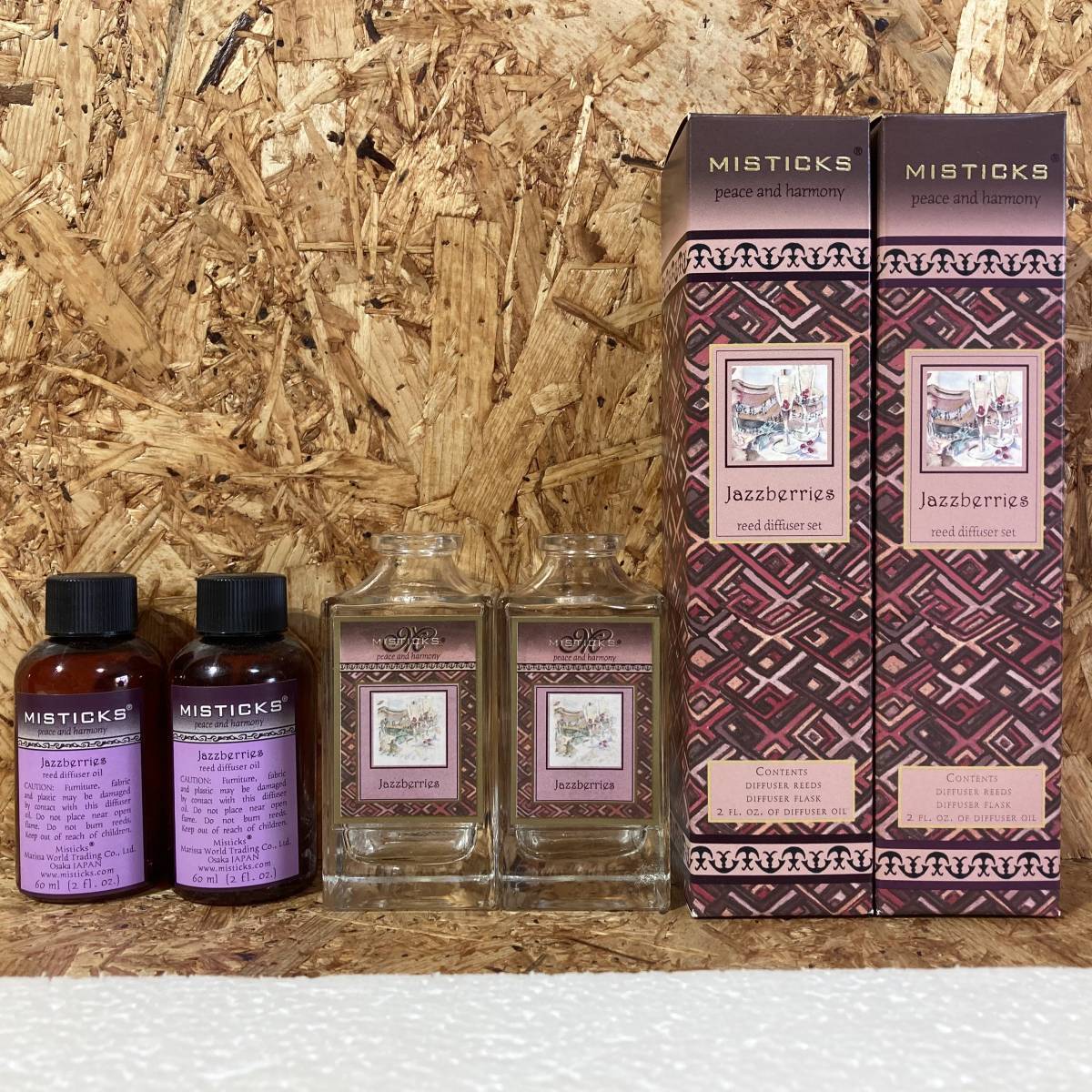 MISTICKS REED DIFFUSER JAZZBERRIES 2個セット ミスティックス リードディフューザー ジャズベリー Room Fragrance