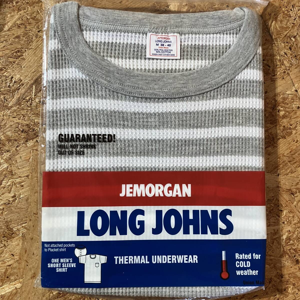 JEMORGAN LONG JOHNS サーマル 半袖 Tシャツ M ポケット グレー