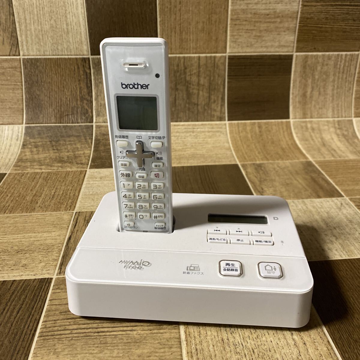 brother ブラザー 電話機 子機 BRB-10 電源コード欠品 動作未確認 ジャンク 中古品