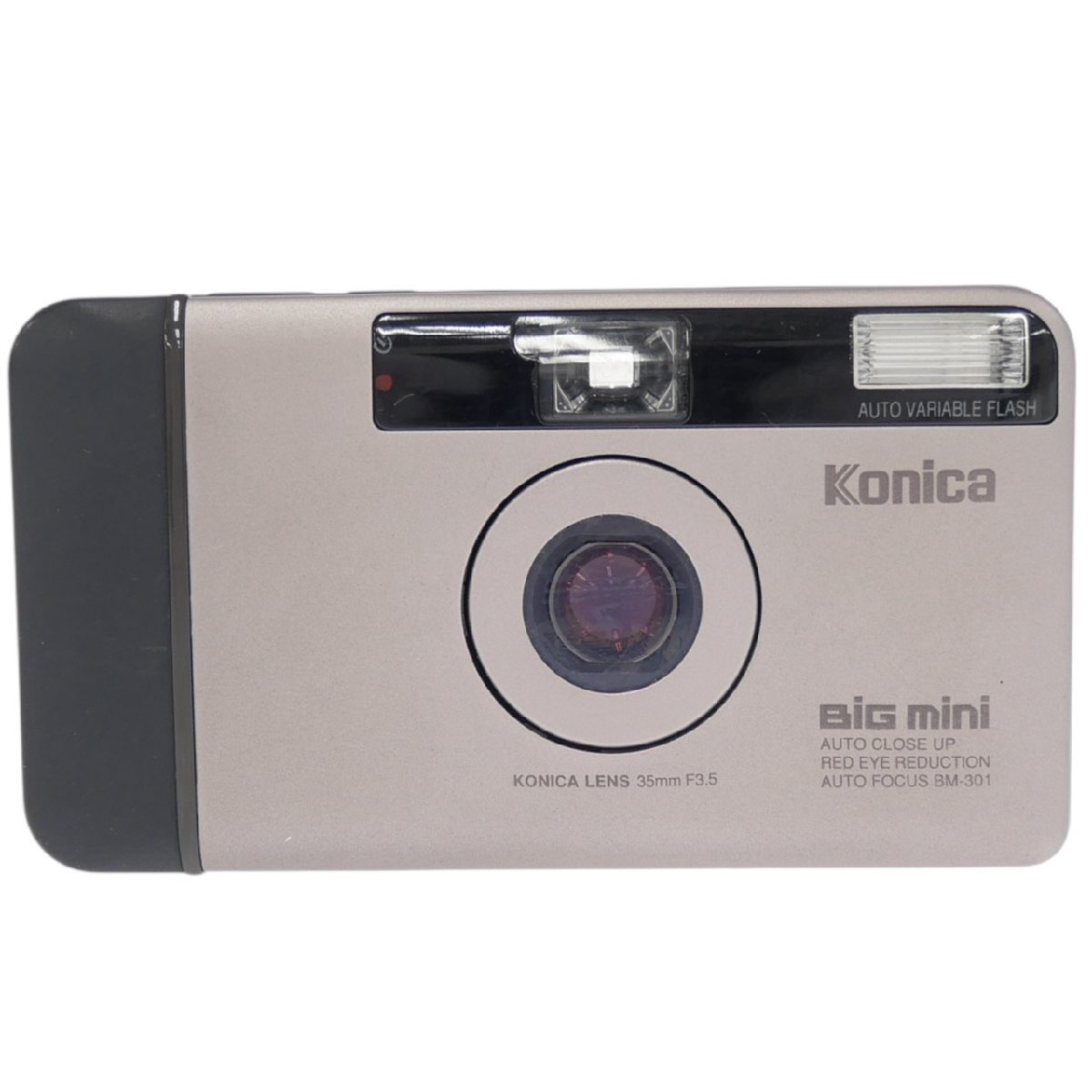 1円スタート KONICA コニカ BiG mini ビッグミニ BM-301 35mm F3.5 コンパクトフィルムカメラ 家電 光学機器 カメラ 動作未確認