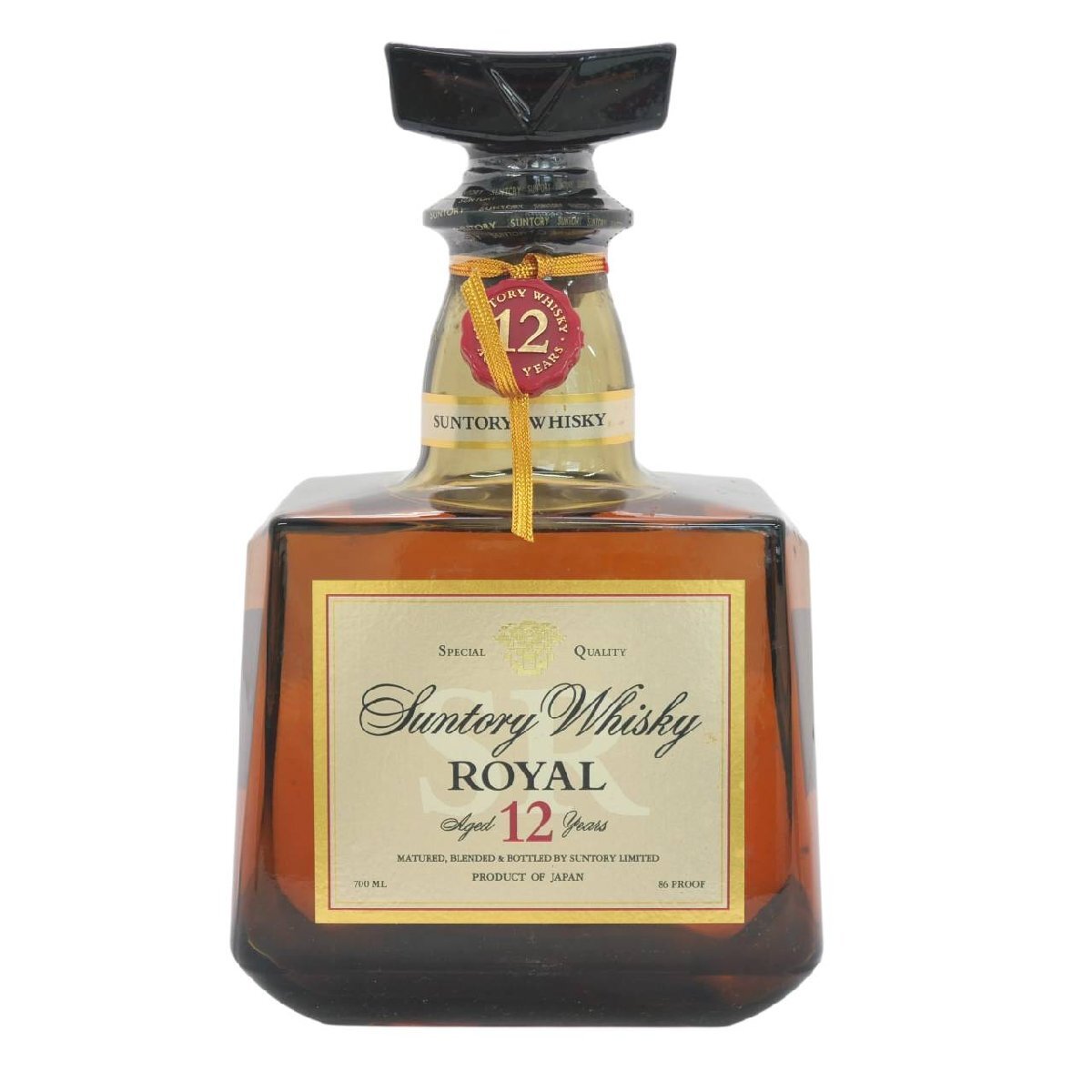 1円スタート 未開栓 SUNTORY サントリー ウィスキー ROYAL ローヤル 12年 Aged 12 Years 700ml 43% モルトグレーン ジャパニーズ お酒 箱付