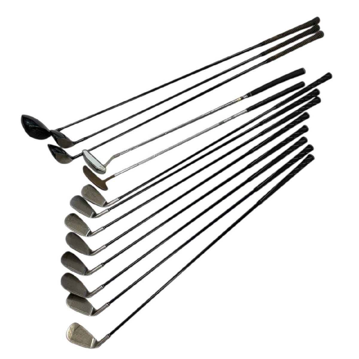 1円スタート ゴルフクラブ まとめ13点セット DUNLOP ダンロップ CYBER DREAM サイバードリーム ゼクシオ マックスフライ ドライバー