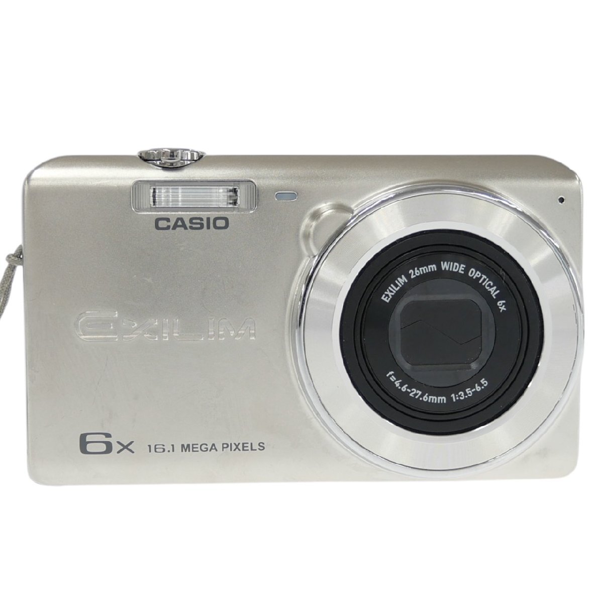 1円スタート CASIO カシオ EXILIM エクシリム EX-ZS26 コンパクト デジタルカメラ デジカメ f=4.6-27.6mm 1:3.5-6.5 シルバー 動作未確認