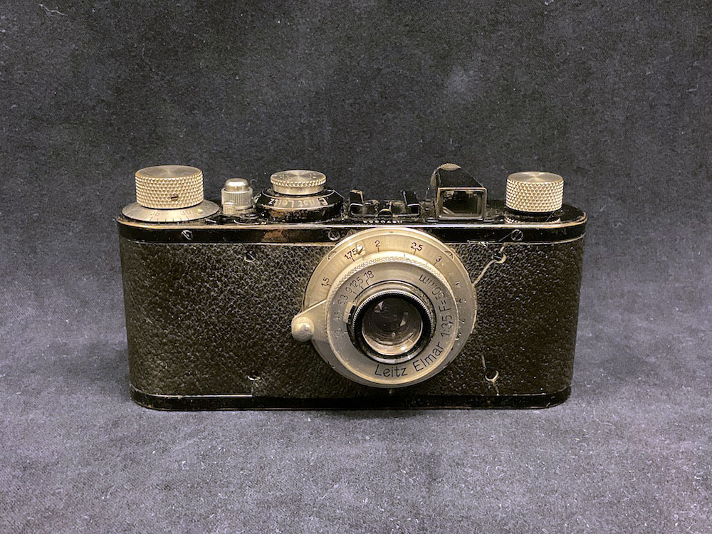 中古カメラ (3) Leica A型 Leitz Elmar 1:3.5 f=50mm バルナック レンジファインダー フィルムカメラ ライカ 現状品