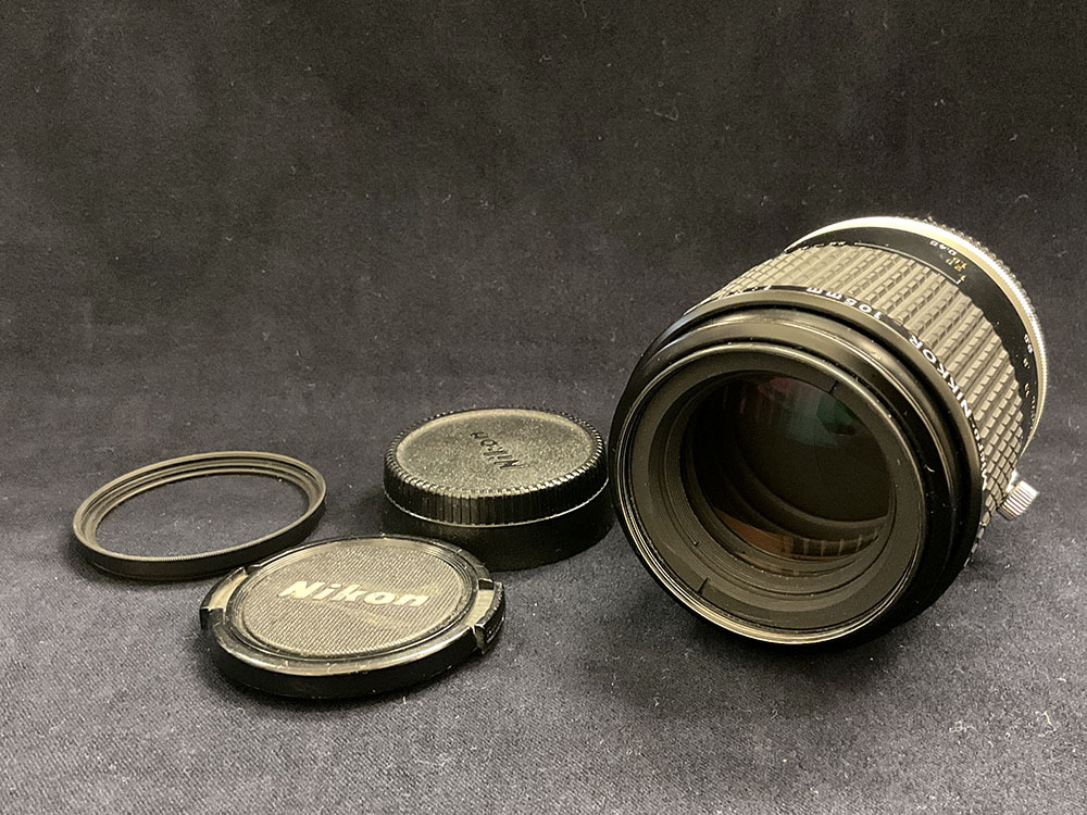 中古カメラ レンズ (2) Nikon Micro-NIKKOR 105mm 1:2.8 ニコン ニッコール 現状品