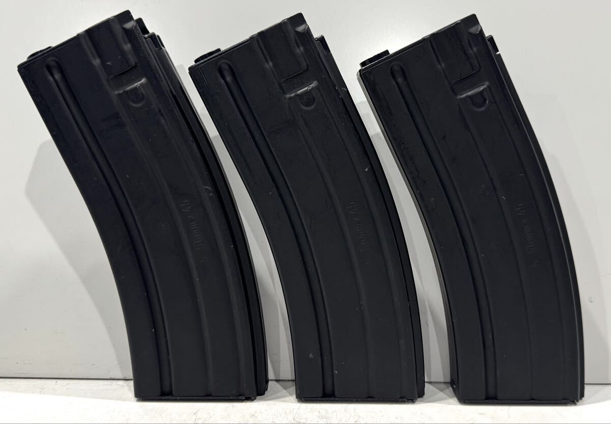 260314H☆ メーカー不明 電動ガン用 HK416D/M4/SCAR-L用？ BB弾装填用マガジン 3個セット♪配送方法＝おてがる配送宅急便(EAZY)♪
