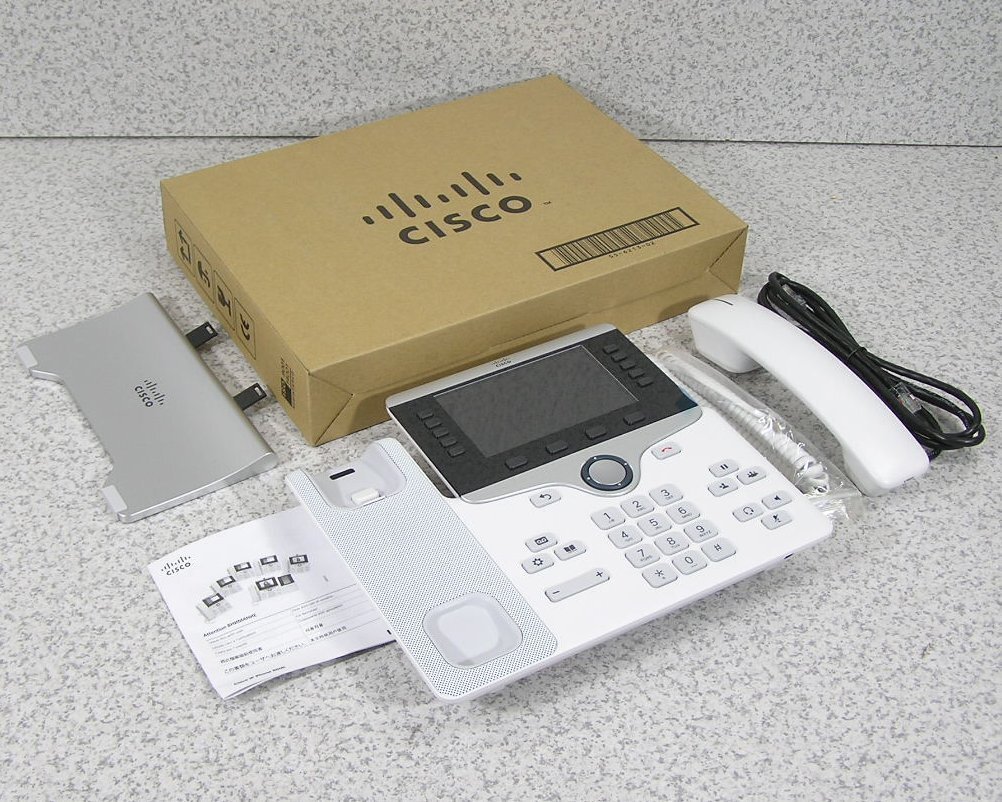 ■10台在庫有り Cisco/シスコ IP Phone CP-8811-W-K9 ホワイト IP電話 8800シリーズ 【新品未使用品】