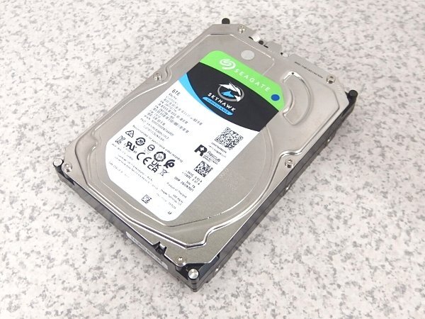 ■※ Seagate 3.5インチ内蔵HDD SKYHAWK ST6000VX001 6TB Serial ATA600 使用時間34336時間 データ消去済み
