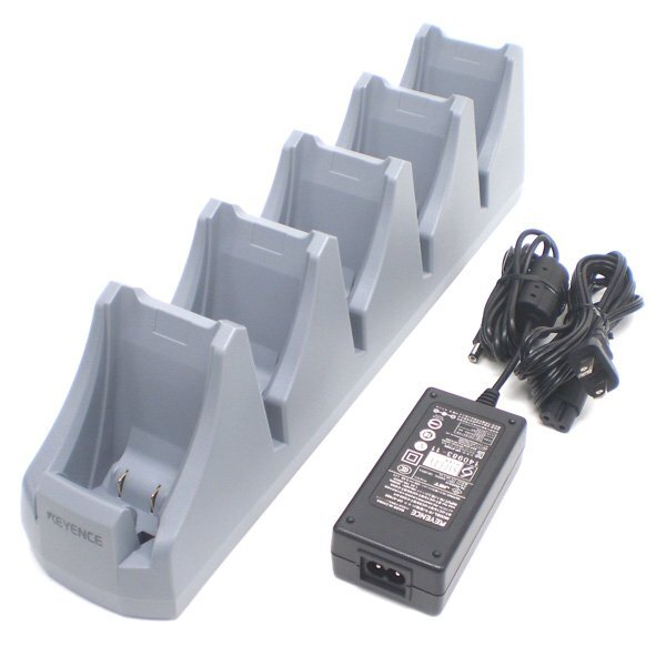 ☆2台入荷 KEYENCE/キーエンス BT-1000/1500シリーズ用5連充電ユニット BT-UC15 (No.16)