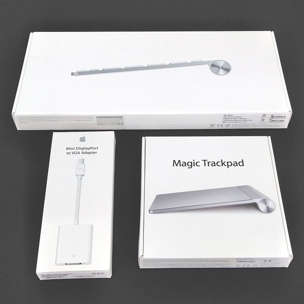 ☆Apple キーボード/トラックパッド/アダプター MC184J/B・MC380J/A・MB572Z/B 【美品】