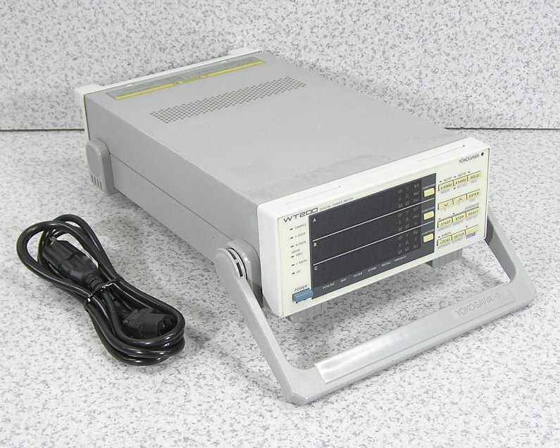 ■YOKOGAWA/横河電機 電力測定器/デジタルパワーメーター WT200 MAXホールド機能 コンパクト設計 通電OK
