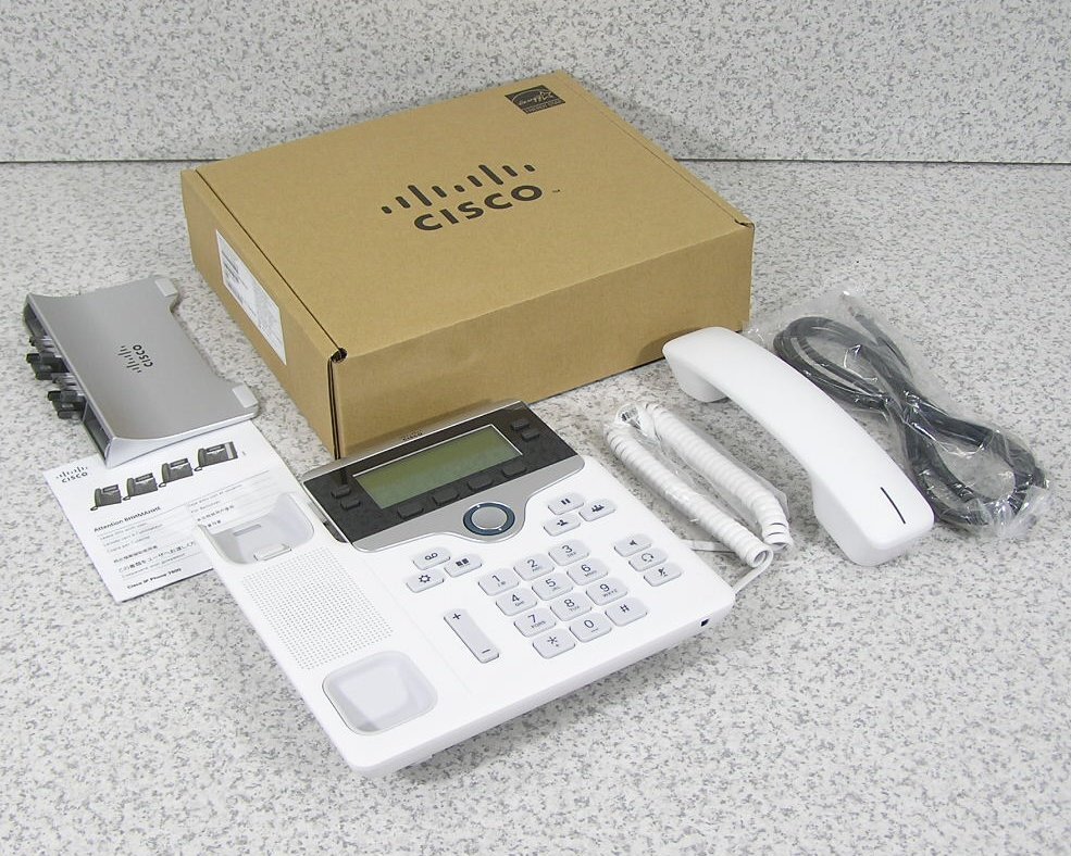 ■10台在庫有り Cisco/シスコ IP Phone CP-7841-W-K9 ホワイト IP電話 7000シリーズ 【新品未使用品】