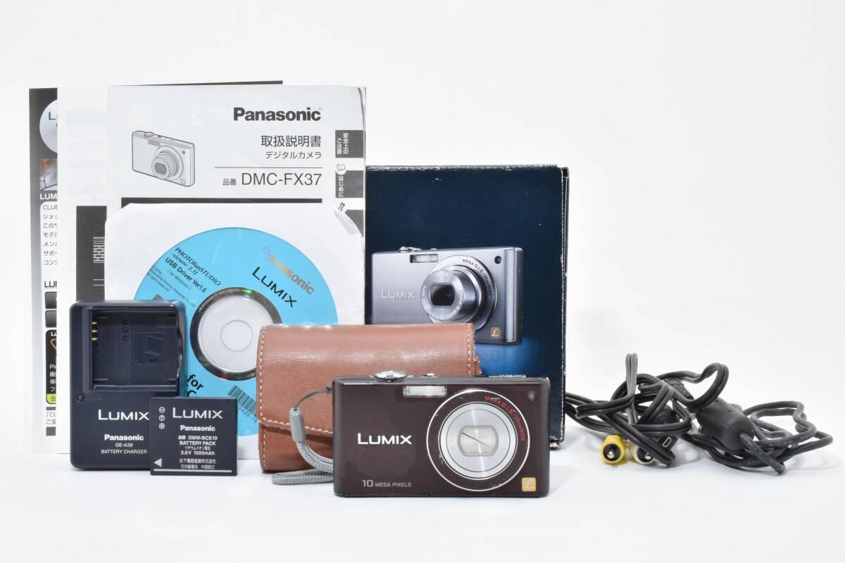 6450 【並品】 Panasonic Lumix Fx37 Compact Digital Camera 動作確認済 パナソニック コンパクトデジタルカメラ