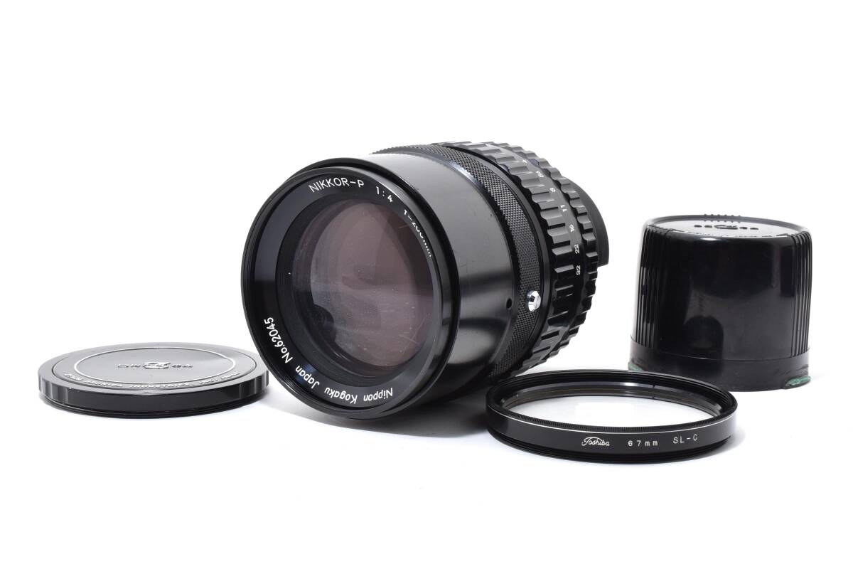 6572 【並品】 Nikon Kogaku Nikkor-P F4 200mm For Bronica S2 Prime Lens 動作確認済 ニコン Mf単焦点レンズ