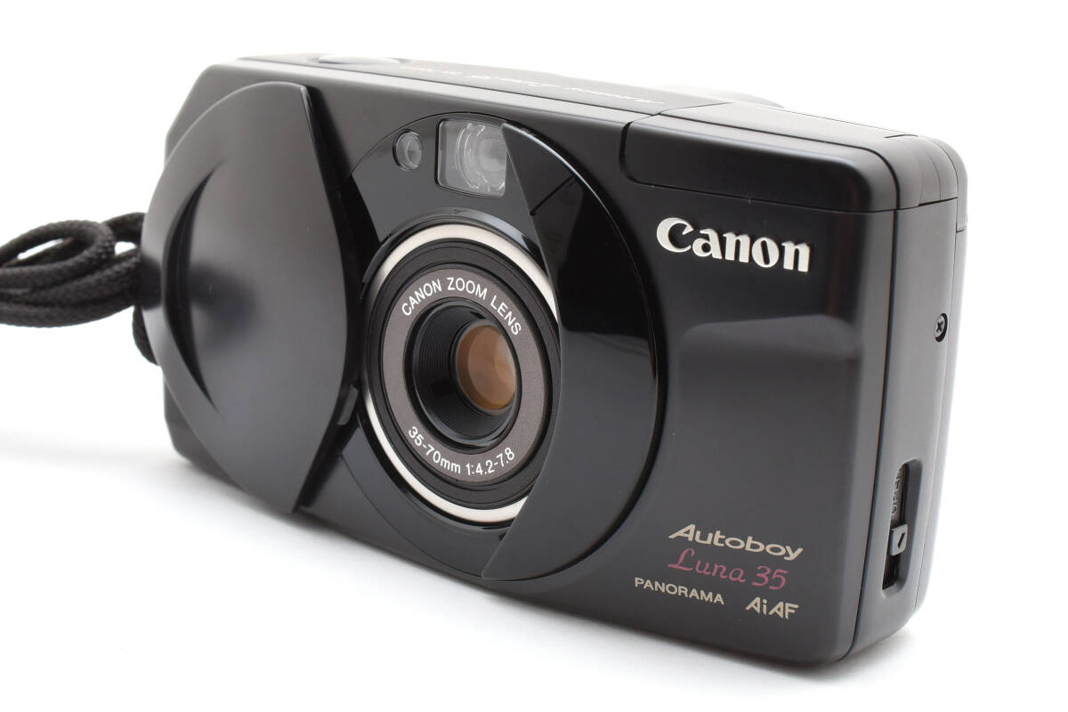 6469 【良品】 Canon Autoboy Luna 35 35mm Point & Shoot Film Camera 動作確認済 キャノン コンパクトフィルムカメラ