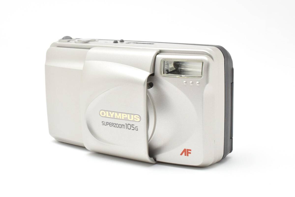 6634 【良品】 Olympus Superzoom 105G 35mm Point & Shoot Film Camera 動作確認済 オリンパス コンパクトフィルムカメラ