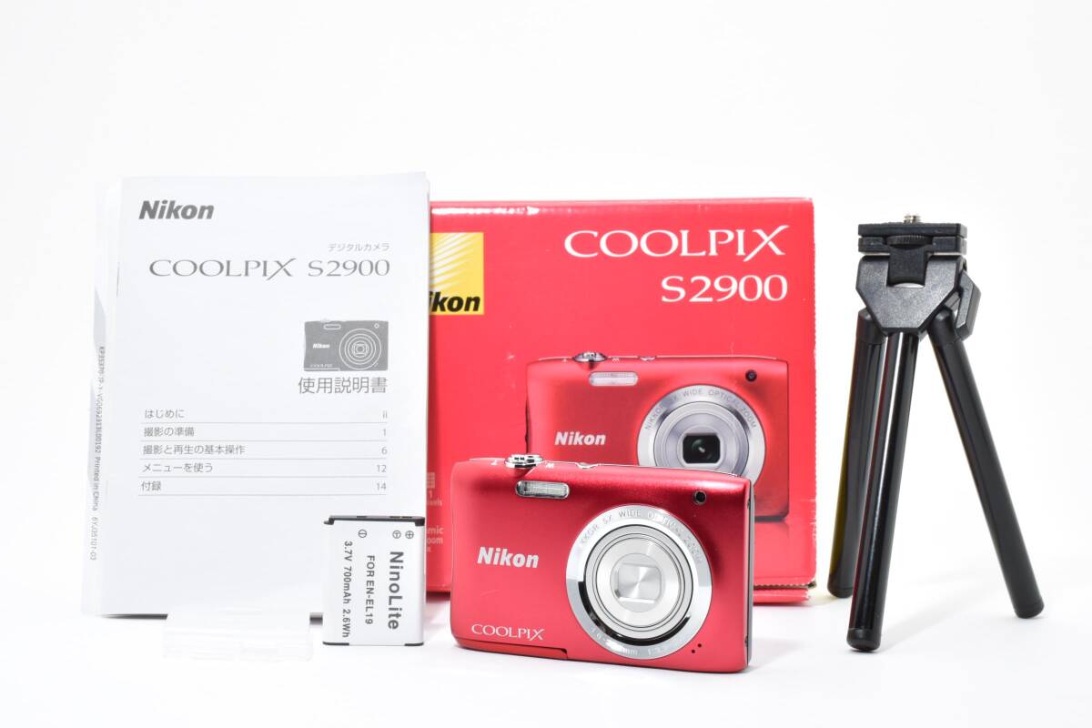 6475 【難あり品(ジャンク）】 Coolpix S2900 Compact Digital Camera コンパクトデジタルカメラ
