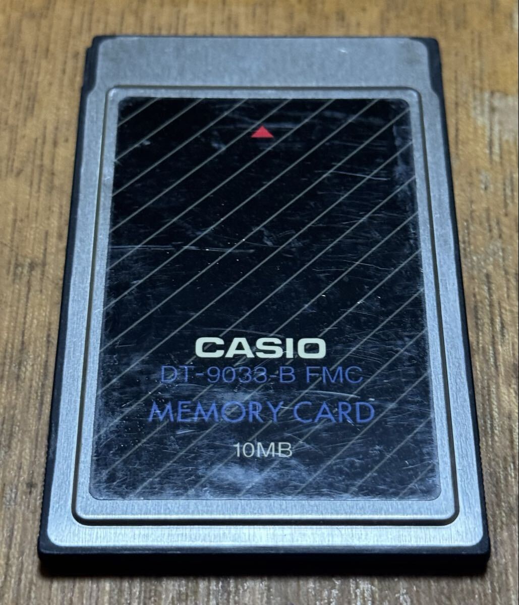 CASIO DT-9038-B FMC MEMORY CARD 10MB カシオ メモリーカード