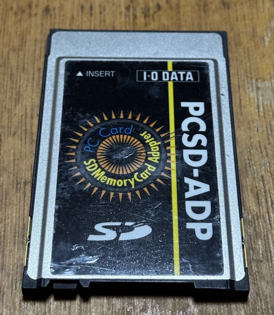 I-O DATA PC Card SD Memory Card Adapter PCSD-ADP