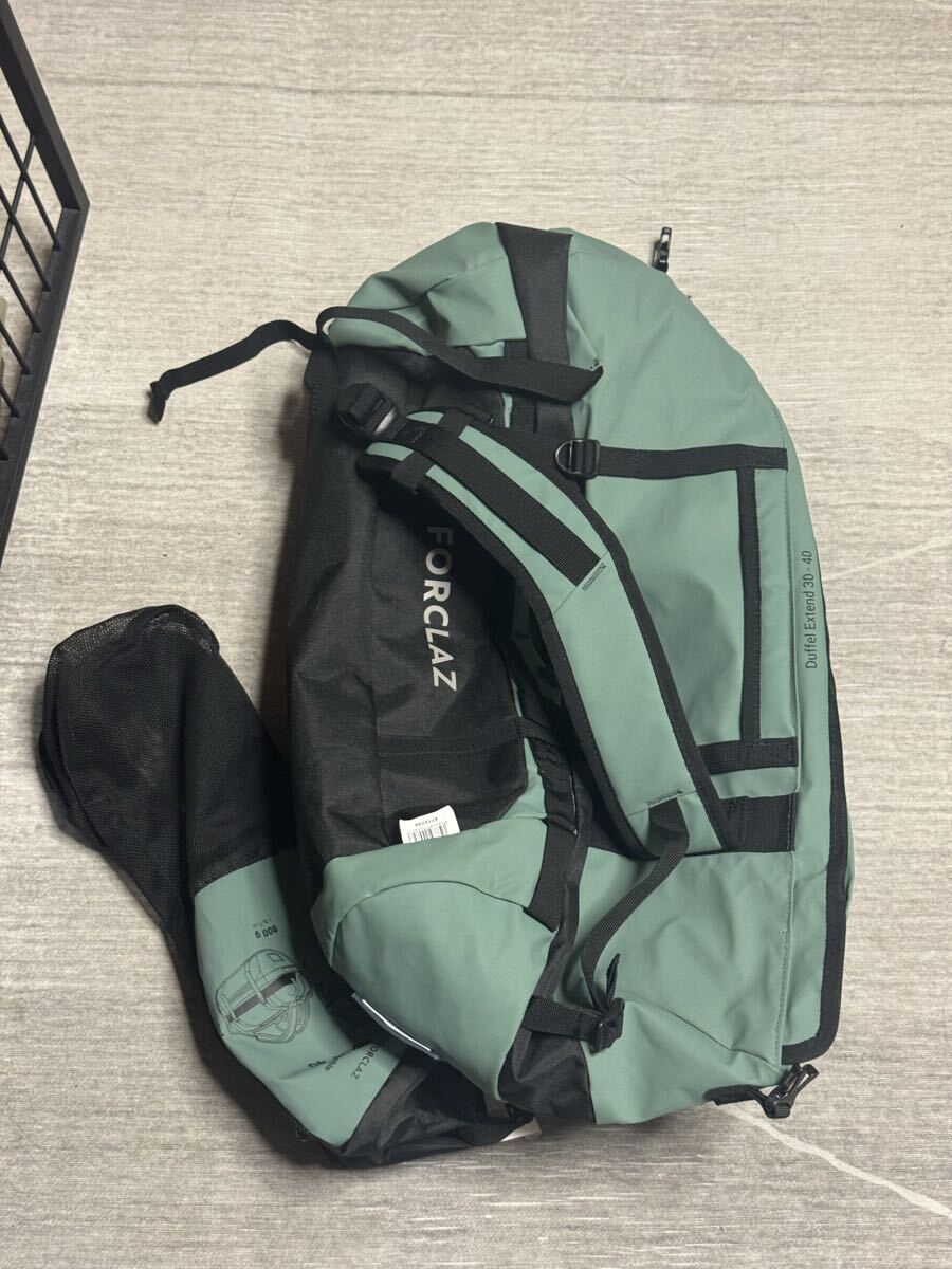 FORCLAZ (フォルクラ) 登山・トレッキング ダッフルキャリーバッグ EXTEND 30/40 L