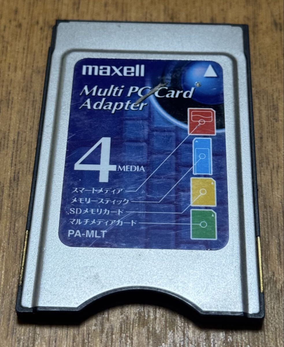 maxell Multi PC Card Adapter PA-MLT スマートメディア SDメモリーカード