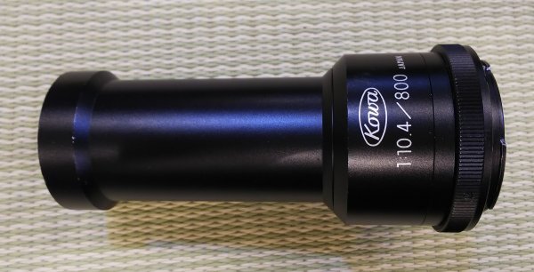 S109 カメラレンズ【コーワ Kowa 1:10.4/800 フィールドスコープ／KOWA ジャンク品】