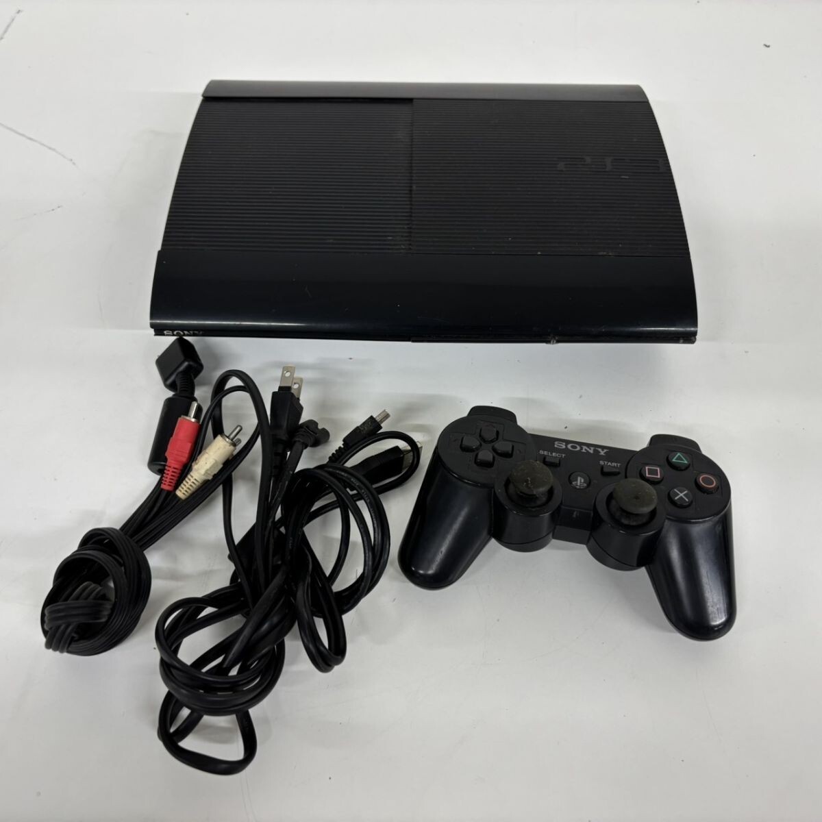 N395-NG19-78 SONY ソニー PlayStation 3 プレイステーション3 CECH-4200B チャコール・ブラック TVゲーム TV接続・通電確認済み NB