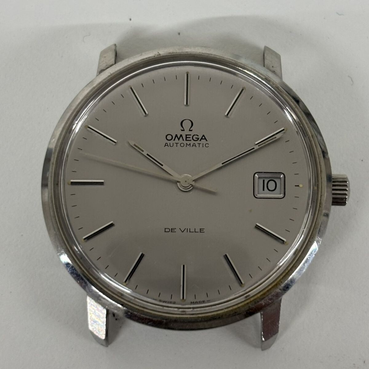 N386-T20-3308 ★ OMEGA オメガ DE VILLE デ・ヴィル 腕時計 TOOL 107 自動巻き デイト メンズ ケースのみ スイス製 稼働 NB